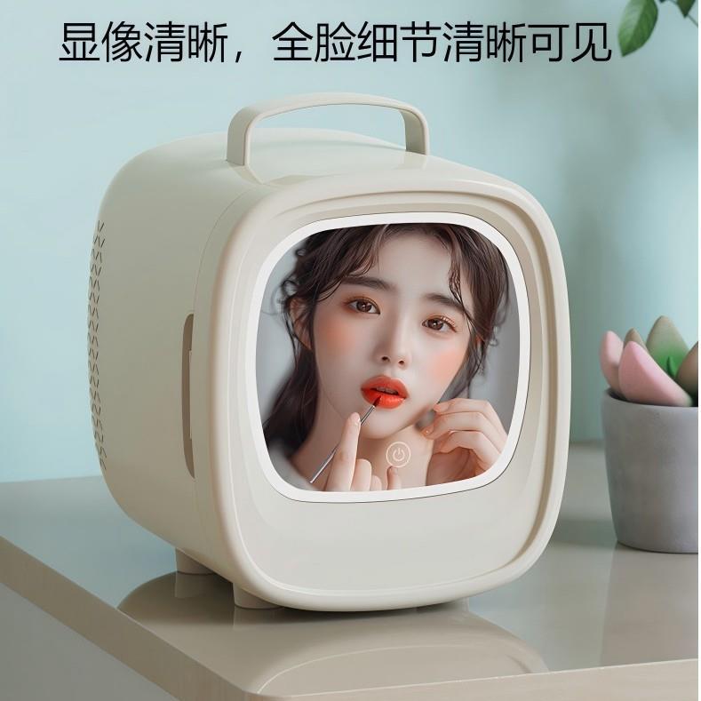 汽车美妆6L冰箱家车两用车载迷你冰箱保鲜箱冷热两用多功能保温箱