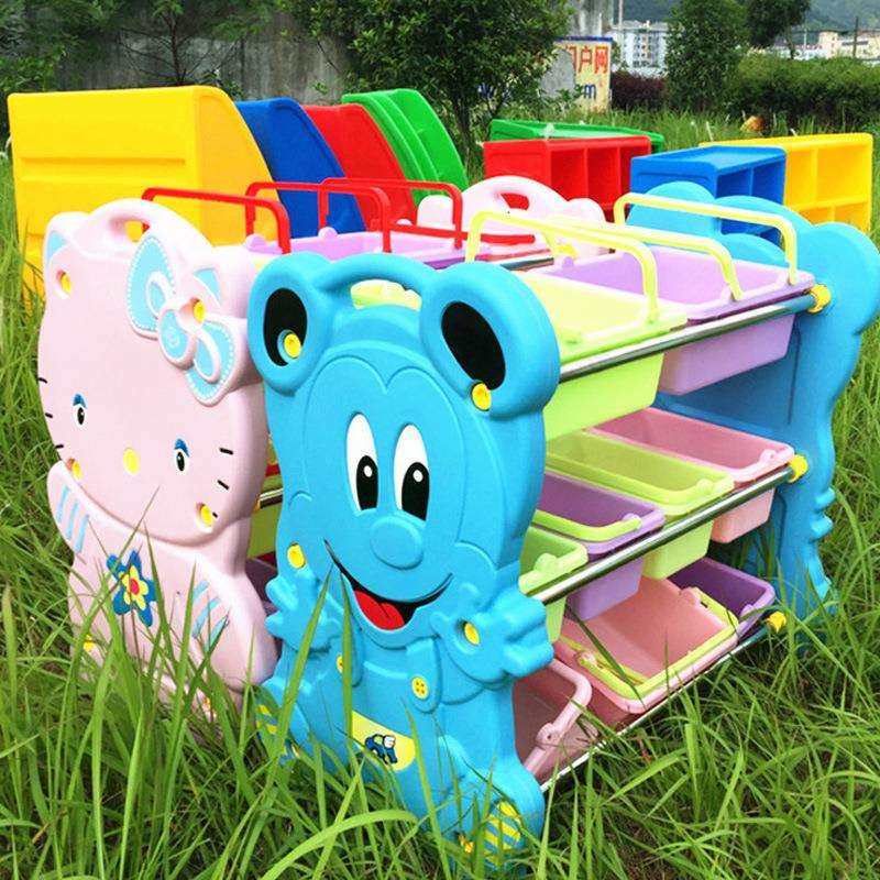 玩具收纳架幼儿园家用收纳柜宝宝卡通塑料多功能置物架玩具整理柜,电子元器件市场,其它元器件,淘宝优惠券,粉丝福利购,淘宝优惠卷