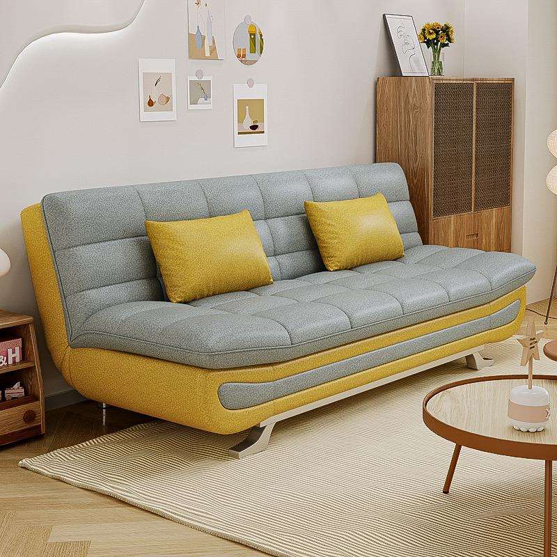 两用沙发床可折叠简约现代客厅书房小户型双人多功能1.9米出租房