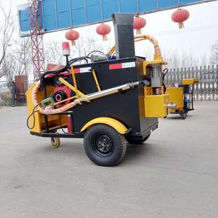 柴油动力牵引式沥青灌缝机市政路面施工修补用的热沥青补缝填缝机