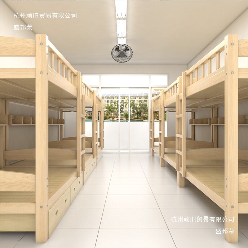 实木成人高低床子母床上下铺宿舍床高架母子床儿童床双层床
