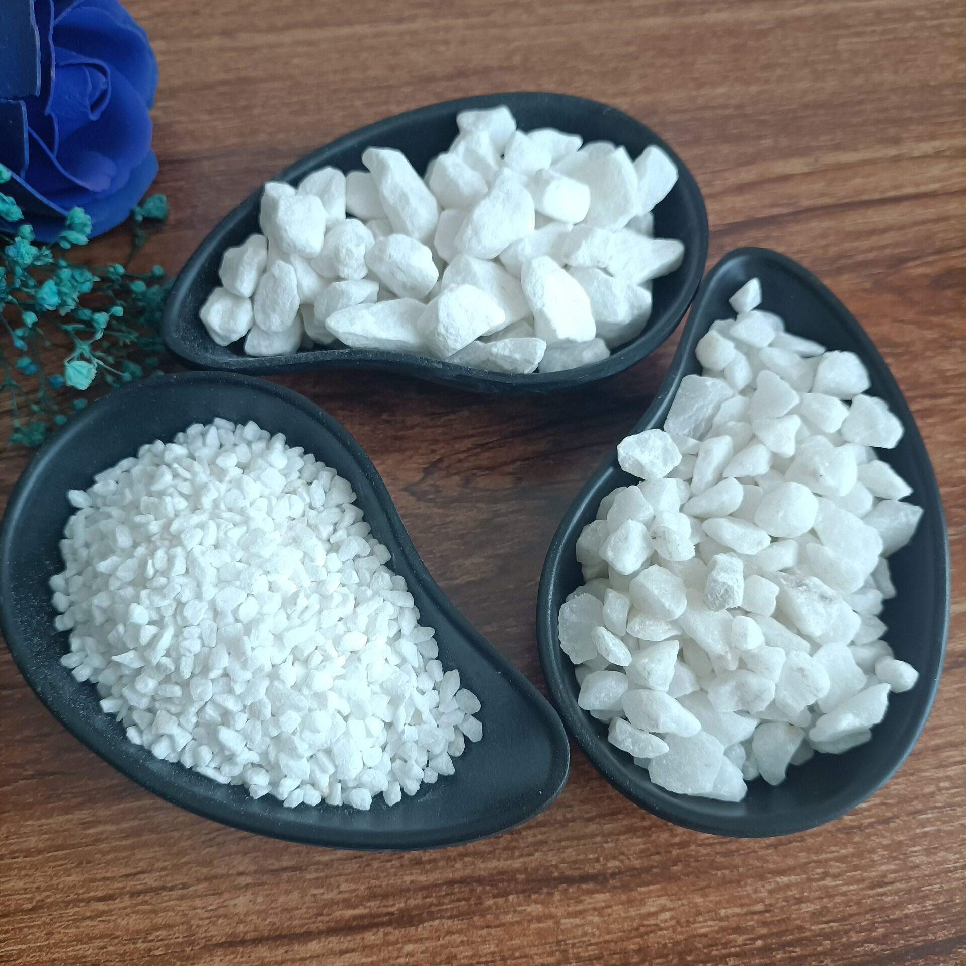 白色石子鹅卵石庭院铺路造景白石子量大从优