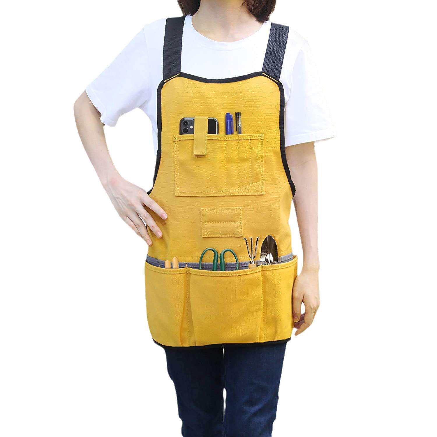 工具包围裙多功能口袋木工户外电工打野工作服印logo