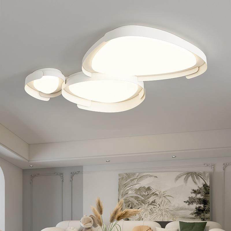 客厅灯现代简约大气家用客厅大灯全光谱圆形吸顶灯广东中山灯具