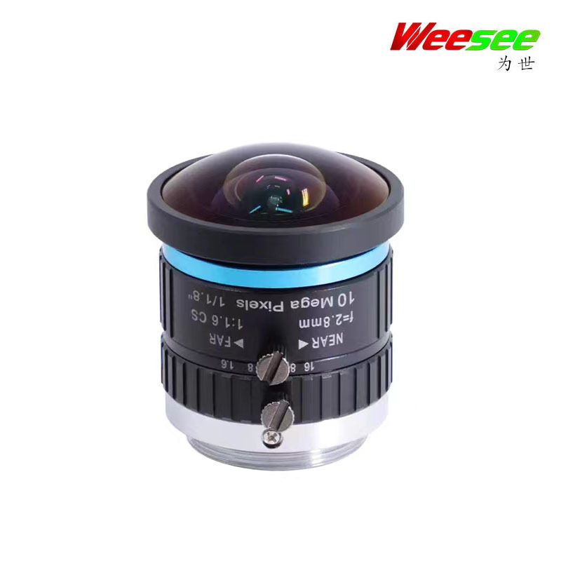 工业广角4K镜头 2.8mm 1/1.8 CS接口 超高清1000万 监控镜头