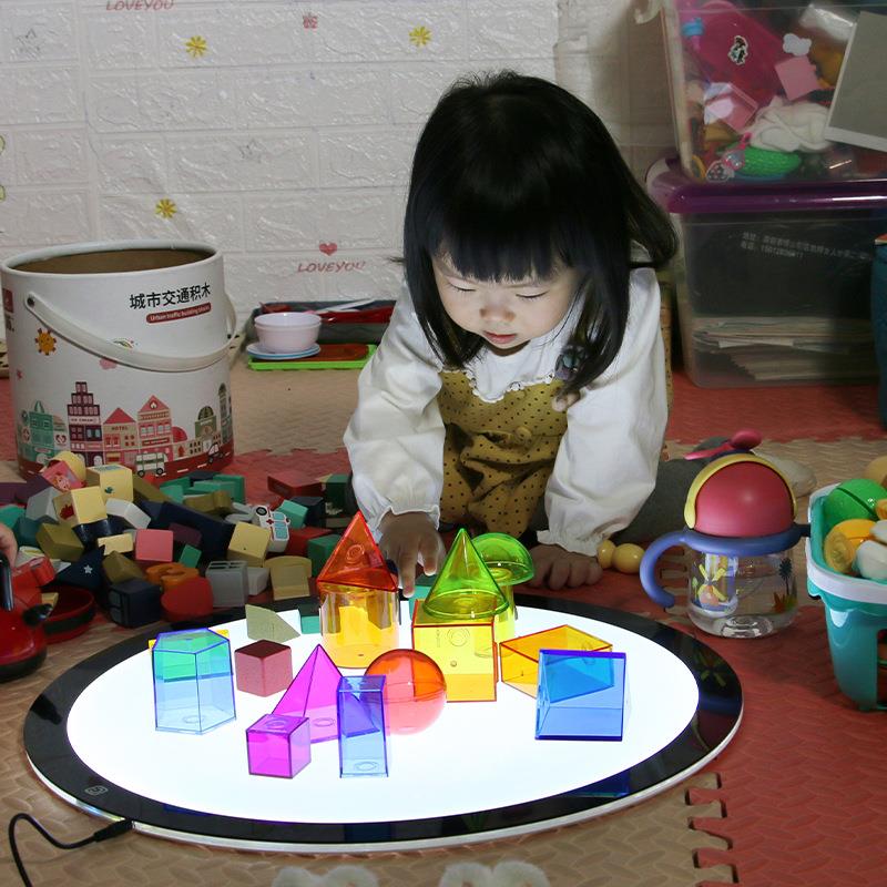 儿童益智玩具颜色认知教具智力开发兴趣培养手工动手动脑拼装柔光
