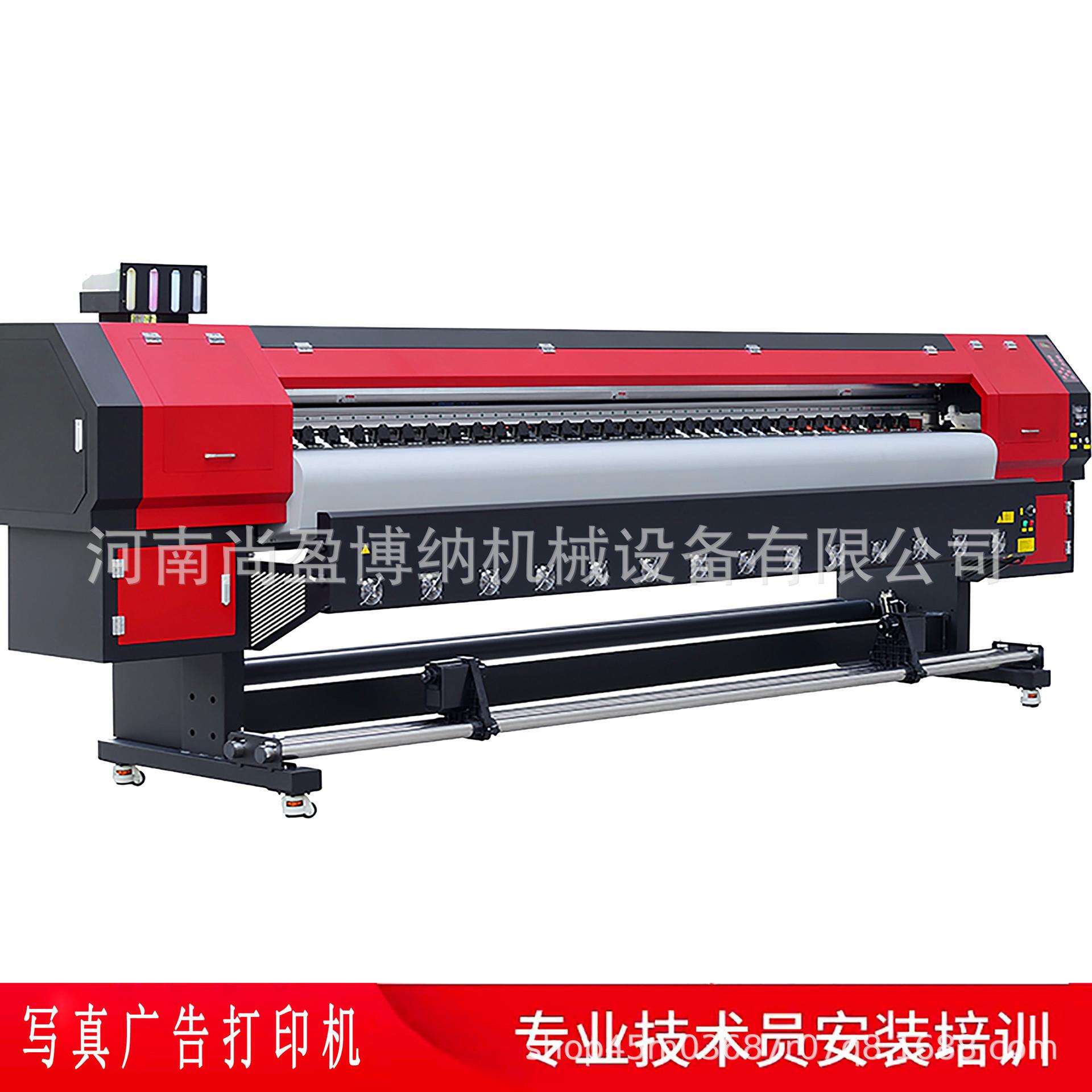 壁画大型彩色8D打印机无纺布36d打印机软膜帆布浮雕uv卷材打印机