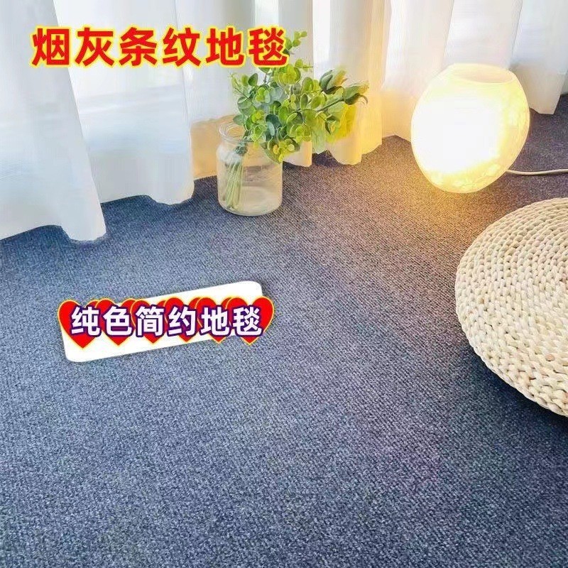 地毯灰色卧室满铺全铺耐脏大面积地毯家用商用办公室满铺地毯