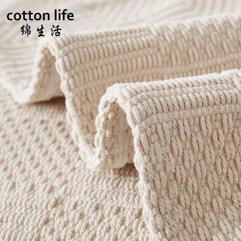 春夏新款棉麻沙发垫日系加厚高档沙发套罩四季通用防滑亚麻沙发巾