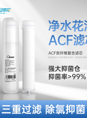 复旦申花净化花洒专用ACF过滤芯多重过滤净水除氯卫浴花洒过滤器