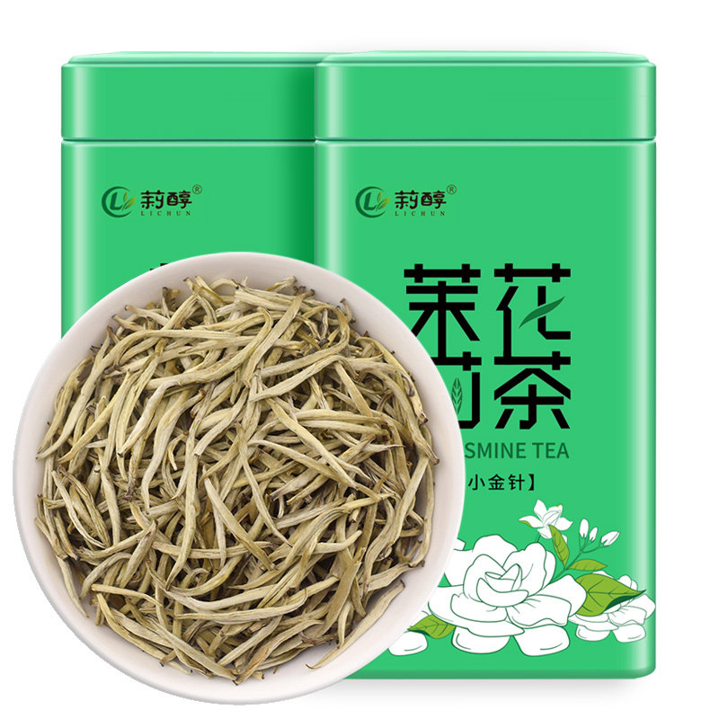 【莉醇】茉莉花茶2026新特级罐装浓香型广西横县兰雪小金针茶叶