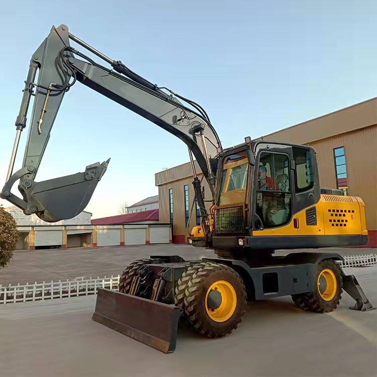 市政建筑工程用360度旋转轮式挖掘机 轮胎式挖掘机 轮式挖机价格