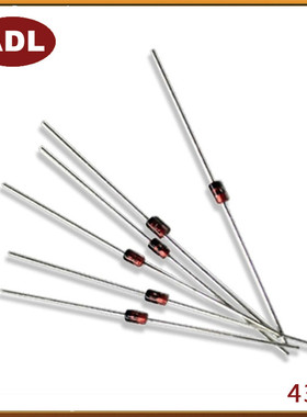 奥德利 BZX55C43V DO-35 稳压二极管2/1W 43V0.5W稳压玻璃管 厂家