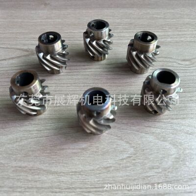 销售台湾扬博水平蚀刻传动螺旋齿轮钛螺旋齿轮OD32*ID15*14D*L38