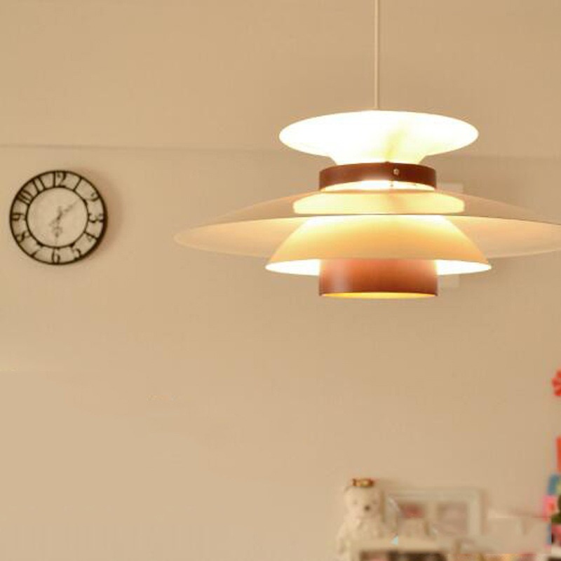 北欧PH5吊灯丹麦经典创意日式木材现代软装展厅卧室餐厅吧台吊灯