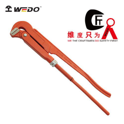 WEDO维度工具厂家直供给工业级钢制90°鹰嘴管子钳管钳子WD314