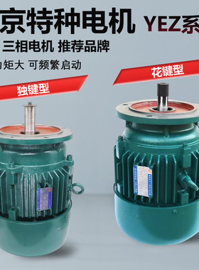 南京特种花键独键系列YEZ112L-4型4.5KW/YEZ112S-4型3.0kw电动机