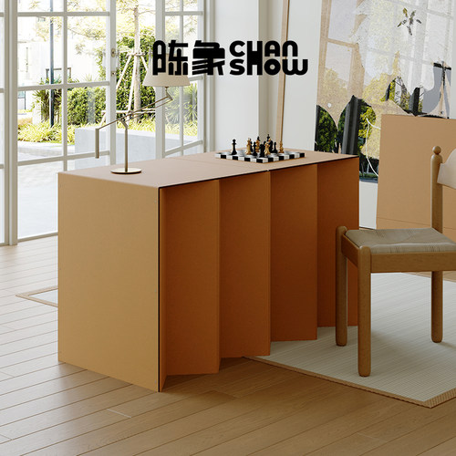 陈象瓦楞纸折叠桌展会展厅展示台