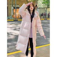 MM明摩女装长款羽绒服女超长过膝加厚宽松情侣冬季外套官方旗舰店