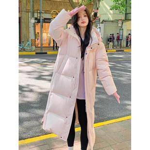MM明摩女装长款羽绒服女超长过膝加厚宽松情侣冬季外套官方旗舰店