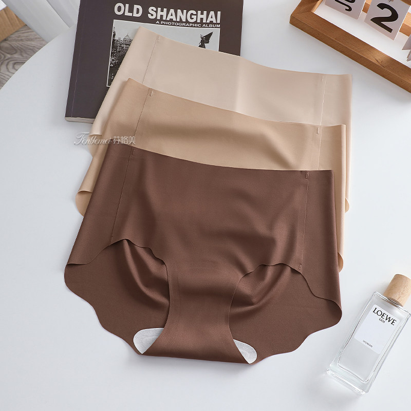 7a抗菌无痕肤色内裤女士2024新款夏季薄款粉底液隐形三角短裤中腰