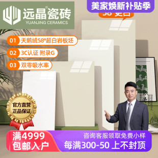 600x1200柔光天鹅绒瓷砖奶油色亮光客厅地砖厨卫墙砖微水泥 远晶