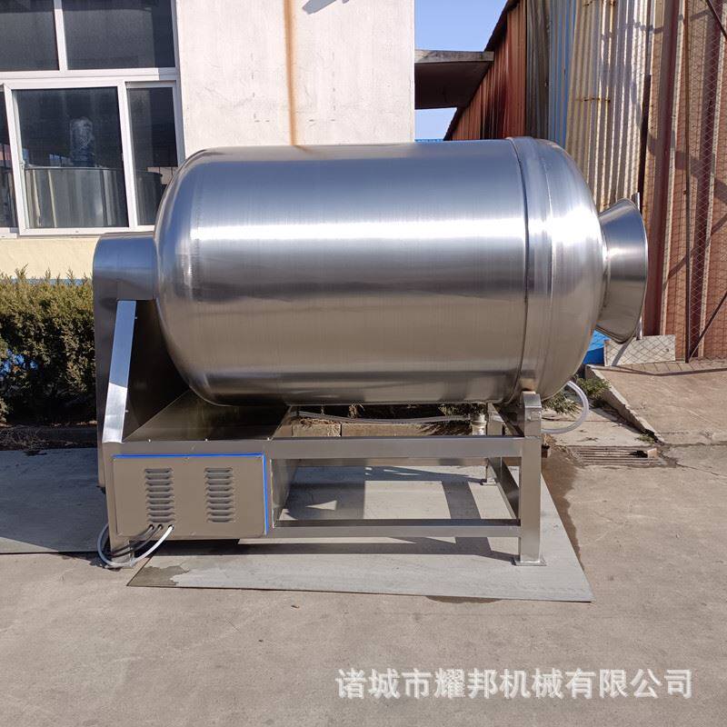 大型全自动鸭腿真空滚揉机 液压呼吸式100腌肉机 商用鸡柳腌制机