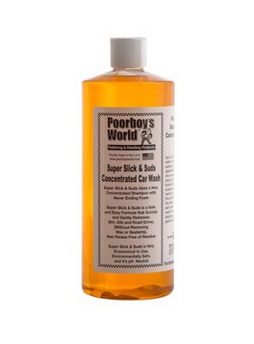 美国穷小子Suds洗车液Poorboy'sWorld正洗液SuperSlick波仔世界PA