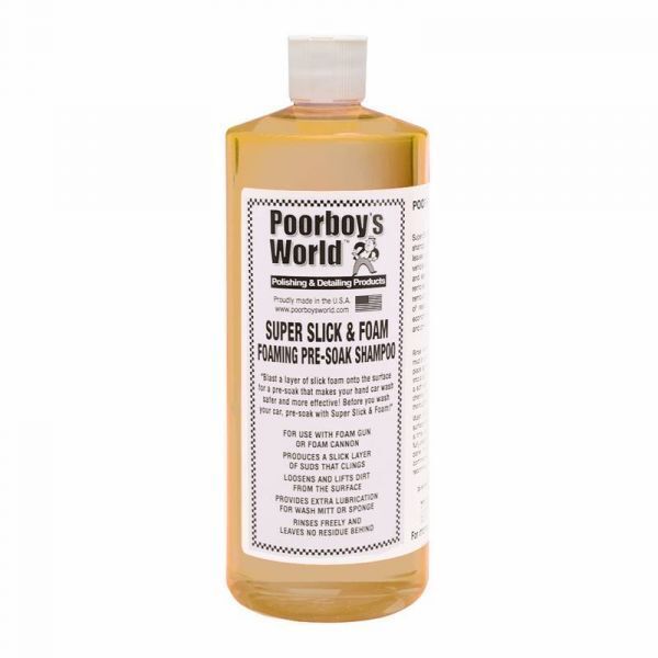 美国穷小子FOAM预洗Poorboy'sWorld中性PA洗车SuperSlick波仔世界