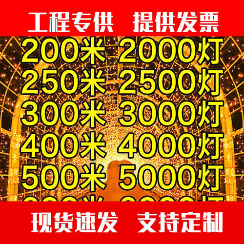 led小彩灯闪灯串灯满天户