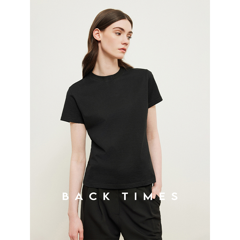 短袖T恤夏BACKTIMES初时