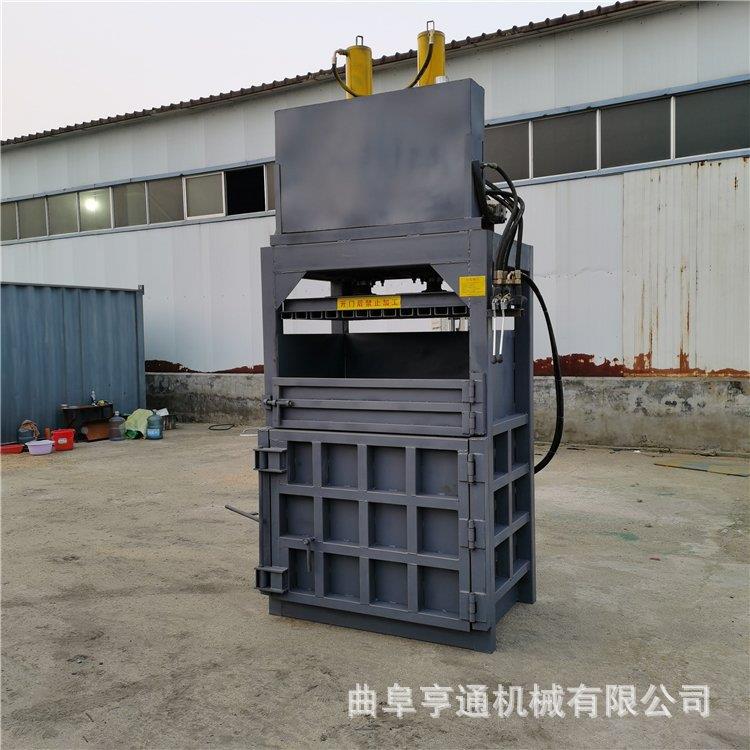 防反弹海绵打包机 立式打双缸JFT40吨纸包打机 矿泉水废瓶易拉罐