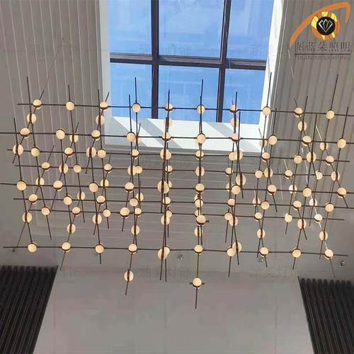 灯酒店售楼部宅定制大型吊北标欧非DZ2061定制灯豪具厂家定制灯具