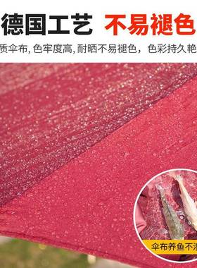 户伞LED休灯闲庭院伞64244阳台遮阳伞户外沙滩伞罗马伞墅防别水外