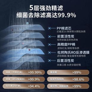 厨房家用直饮800G大通量 佳德净金标E800反渗透RO净水器替换滤芯