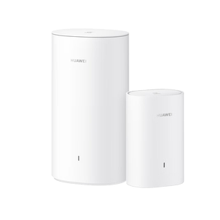 华为Q6子母路由器网线版全屋覆盖无线面板家用wifi6千兆端口大户型poe电力线mesh覆盖别墅一拖三电信运营商版