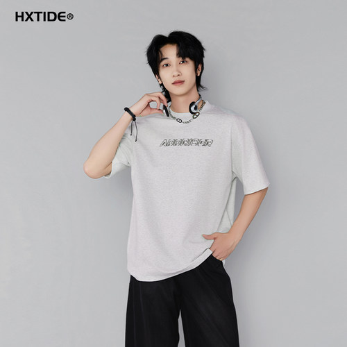 HXTIDE中国狐轩夏季男士T恤