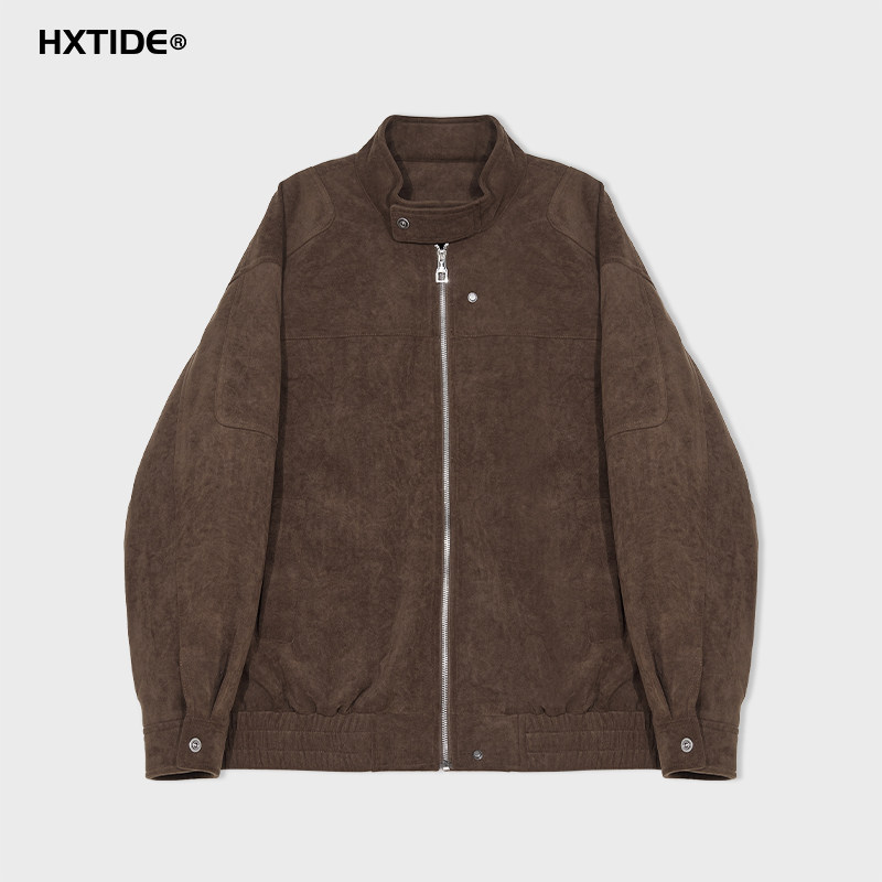 HXTIDE中国狐轩冬季立领男夹克