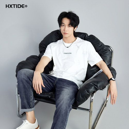 HXTIDE中国狐轩夏季短袖T恤