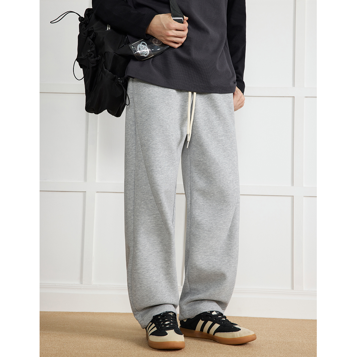 380g重磅立体结构基础百搭卫裤男