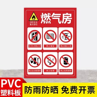 煤气天然气液化石油气安全警示告知牌当心煤气中毒易燃易爆燃气严禁烟火标识牌化学品周知卡使用安全操作规程
