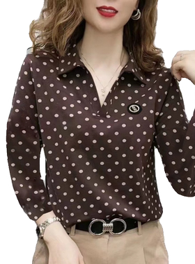 秋季新款女大码妈妈装长袖上衣