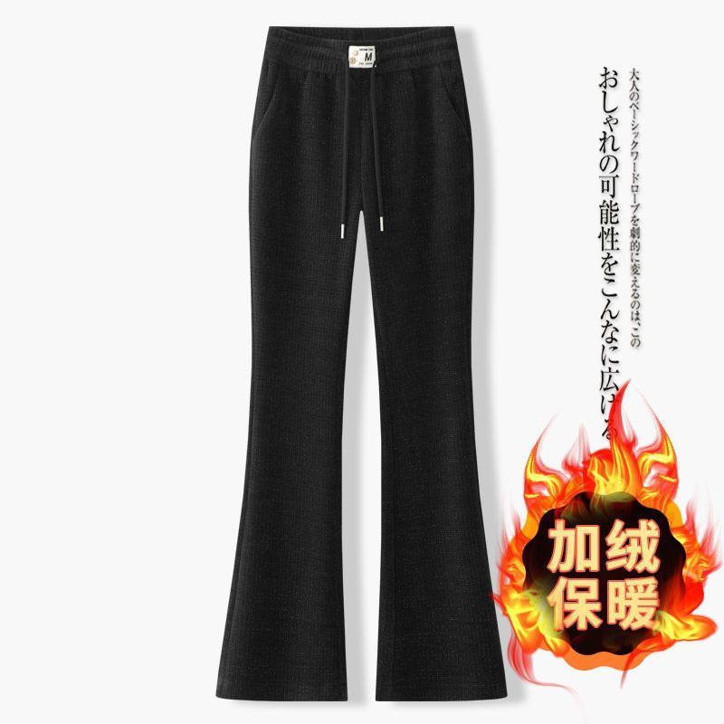 2025秋冬新款华夫格显瘦中年裤