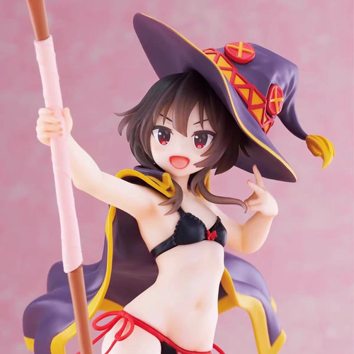 为美好的世界献上祝福阿库娅惠惠魔法泳装美少女手办模型摆件景品