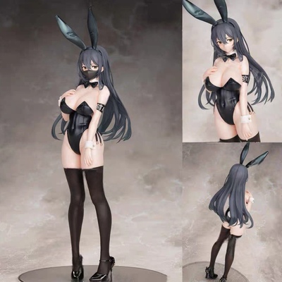 兔女郎后背酱手办二次元美少女