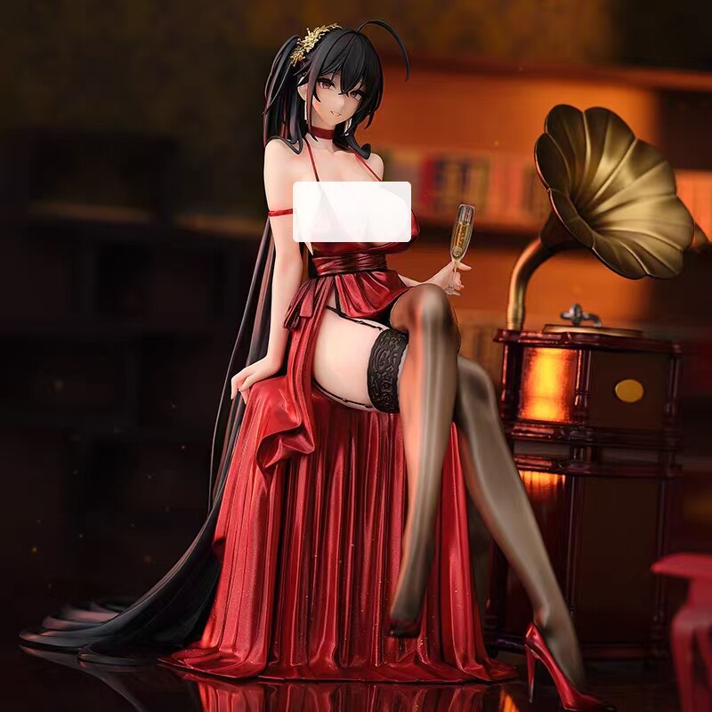 碧蓝航线手办大凤红色礼服美少女