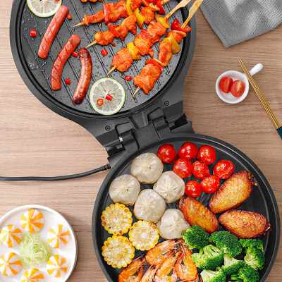 平底锅电煎锅多功能家用烤肉锅鸡蛋牛排锅电烤锅不粘锅早餐烙饼锅