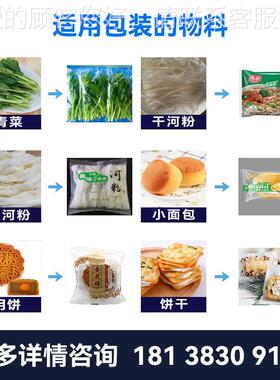 背工厂直销巧克WTI机力包装机雪花酥能量棒封打包功棉花糖枕式多