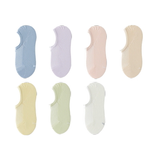 一只鱼袜子女款2025新款夏季薄款网眼防臭透气防滑不掉跟浅口船袜