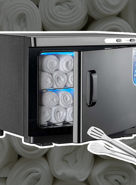 电热湿毛巾加热消毒柜紫外线蒸汽毛巾美容院理发店幼儿园箱美发店